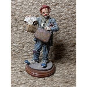 Vintage Vanmark Clown Figurine Clowning in America Oberstein "Legal Briefs"